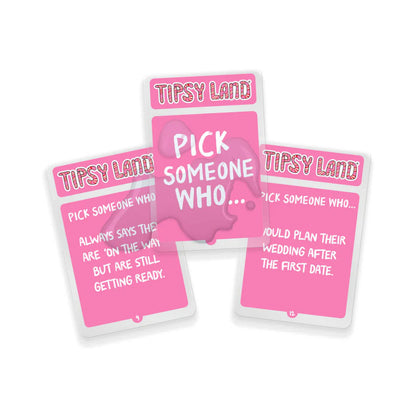 Tipsy Land Board Game – Fun Drinking Game