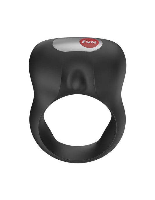 Fun Factory Steady Vibrating Cockring – Black – Multi-Speed Waterproof