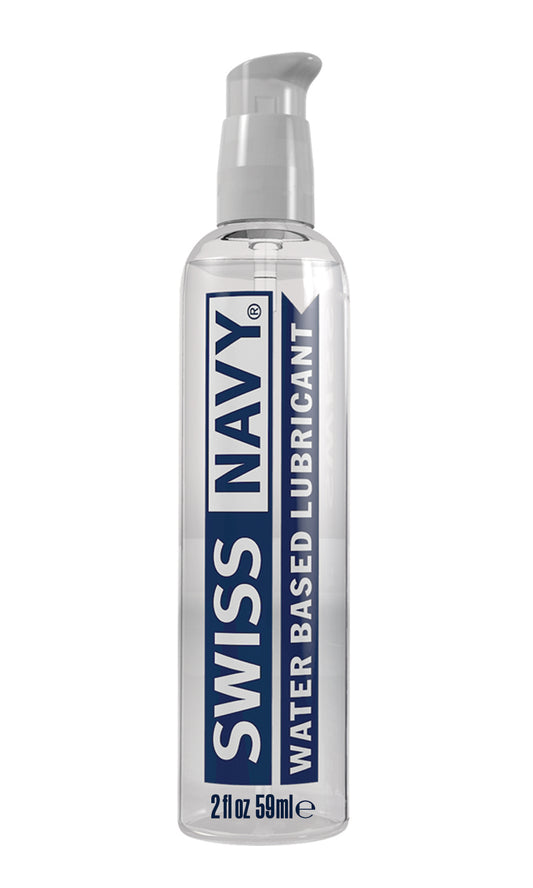 Swiss Navy Water-Based Lubricant 2 Fl. Oz – Gel-Like Consistency