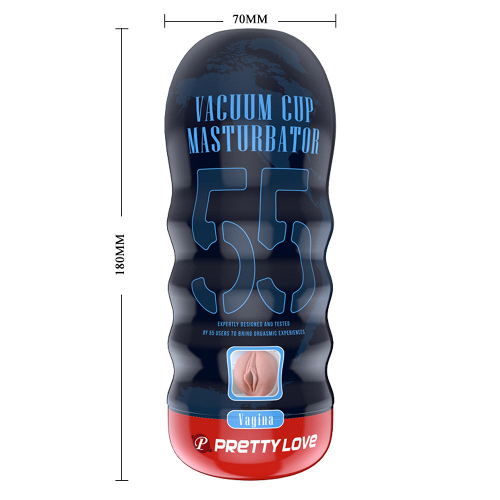 Pretty Love Vacuum Cup – Realistic Vagina Experience – Beige