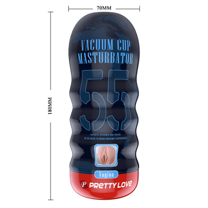 Pretty Love Vacuum Cup – Realistic Vagina Experience – Beige