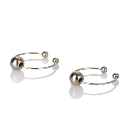 CalExotics Nipple and Clitoral Non-Piercing Body Jewelry – Silver