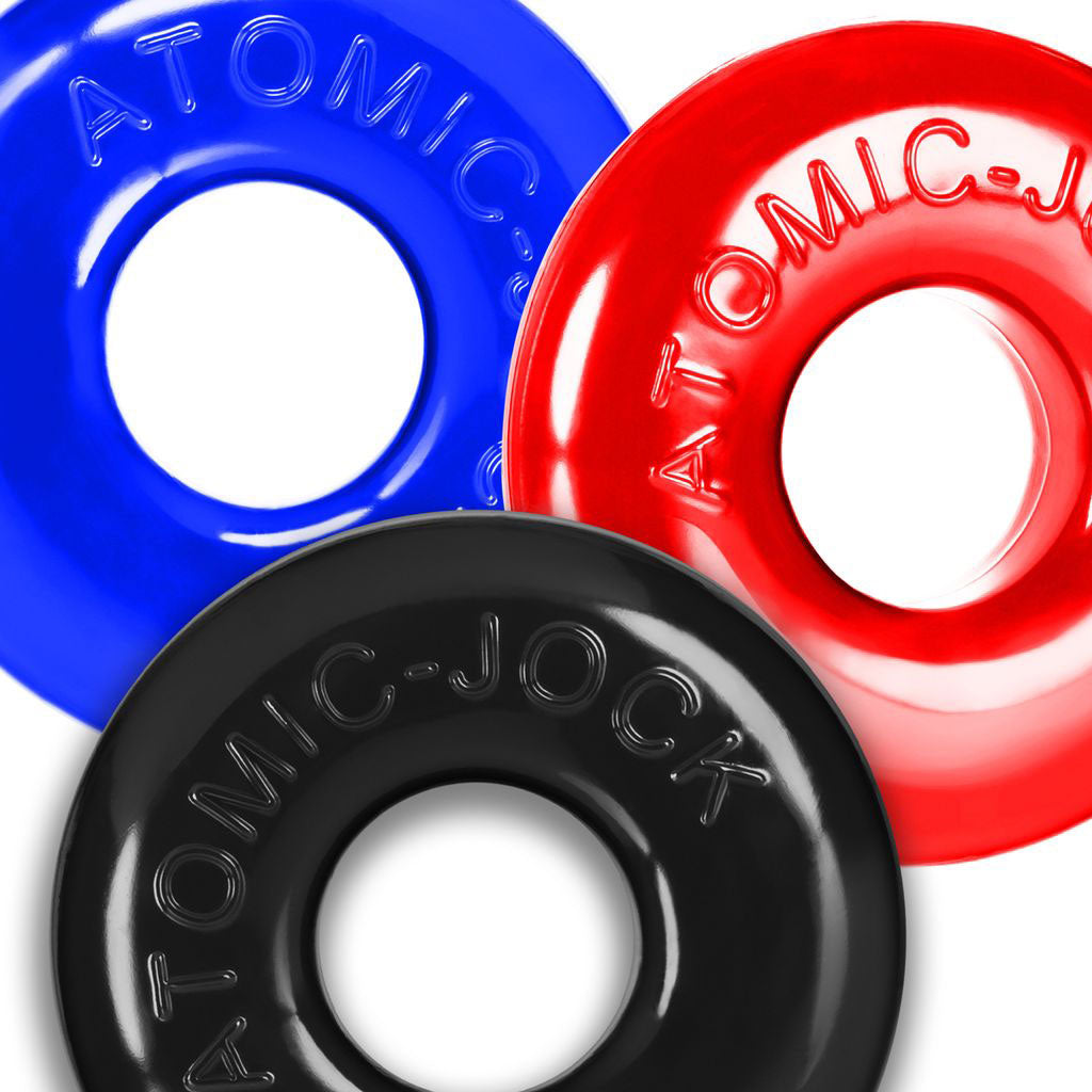 Oxballs Ringer Max 3-Pack - Larger Rubber Rings for Comfort - Multi