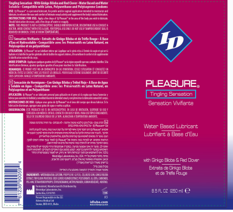 ID Pleasure Water-Based Lubricant with Stimulation – 8.5 Fl Oz