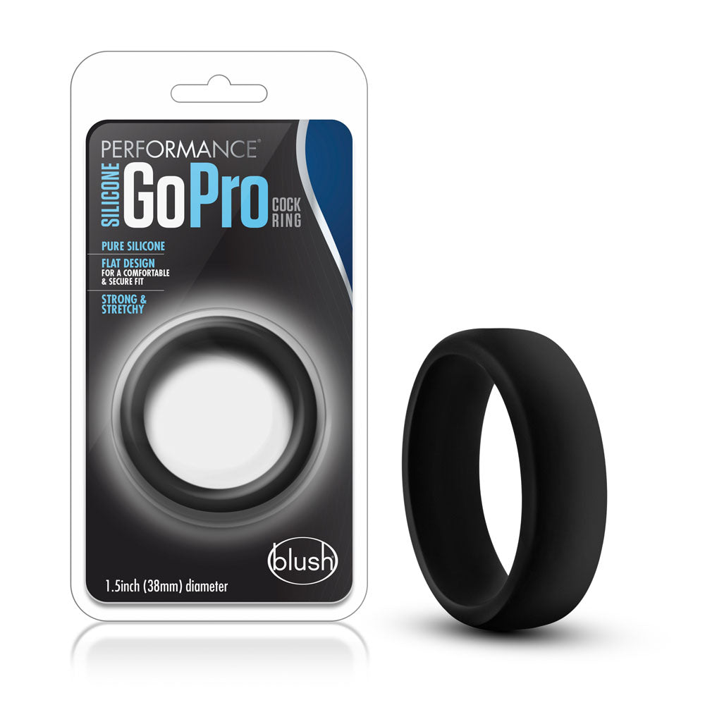 Blush Performance Silicone Go Pro Cock Ring – Black