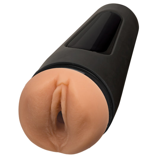 Doc Johnson Main Squeeze Jessie Andrews Stroker with Adjustable Suction – Beige