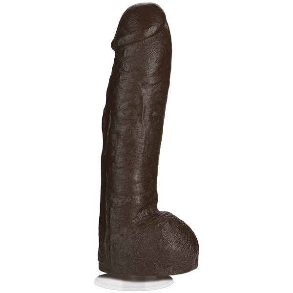 Doc Johnson Bam Huge 13 Inch Realistic Cock with Removable Vac-U-Lock Suction Cup - Black