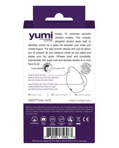 VeDO Yumi Rechargeable Finger Vibe – Deep Purple – Waterproof, Multi-Function