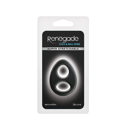 Renegade Romeo Soft Ring – Black – Stretchy Comfort for Intimate Use