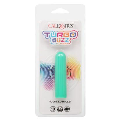 CalExotics Turbo Buzz Rounded Bullet – Green – Waterproof Multi-Function Stimulator
