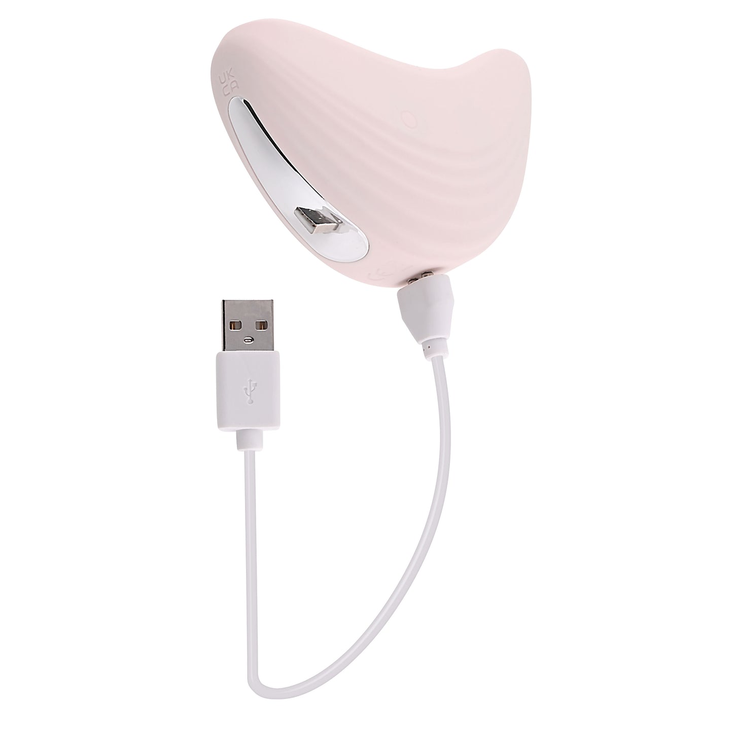 Playboy Pleasure Palm Vibrator - Multi-Speed Vibrations - Light Pink
