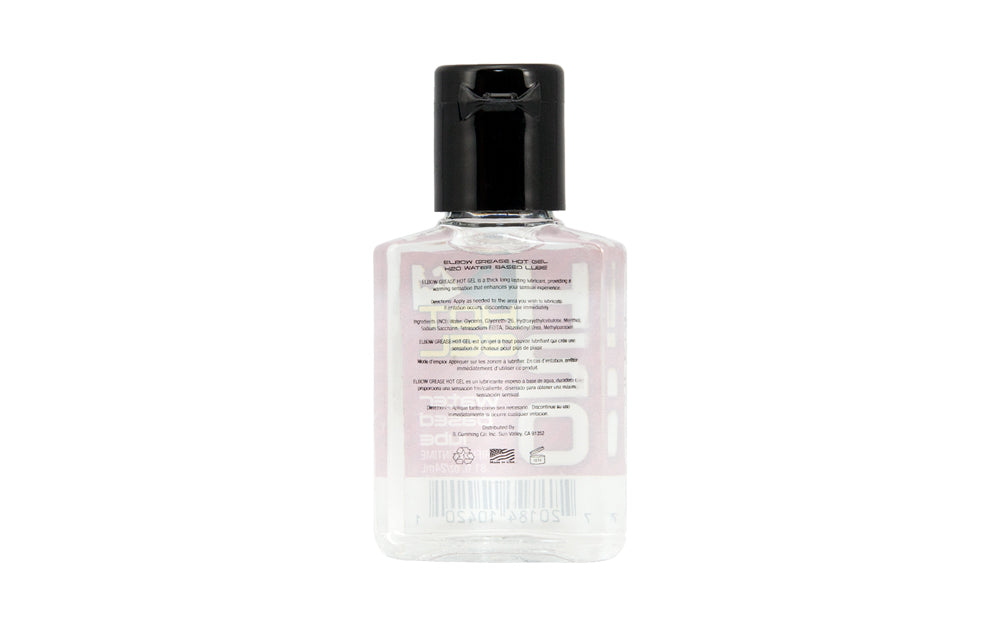 Elbow Grease H2O Hot Gel - Water-Based Lubricant for Anal Play - 24ml