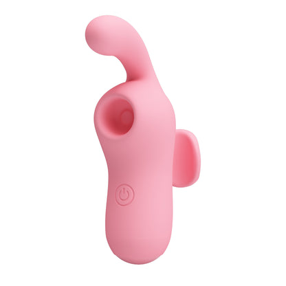 Pretty Love Magic Fairy Finger Vibrator - Pink - Multi-Function, Waterproof