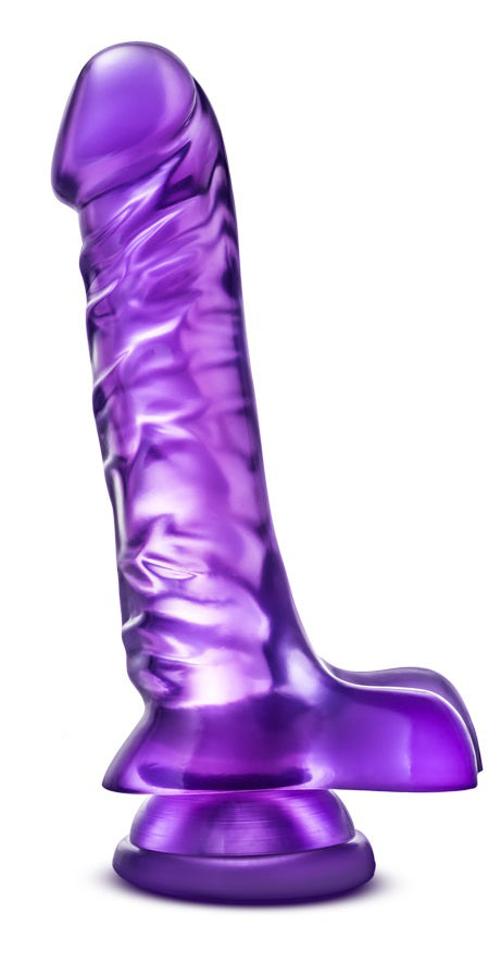 B Yours Basic 8 Realistic Dildo with Suction Cup - Purple