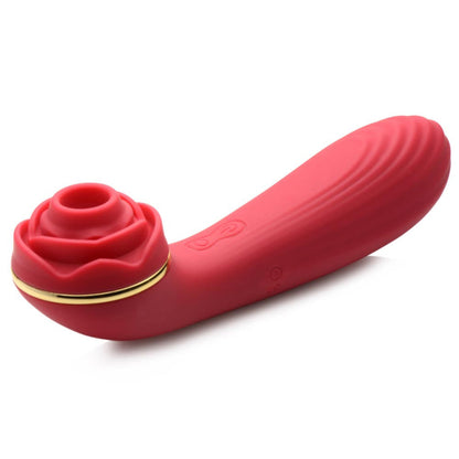 Bloomgasm Passion Petals Vibrator with 10 Suction Levels - Red
