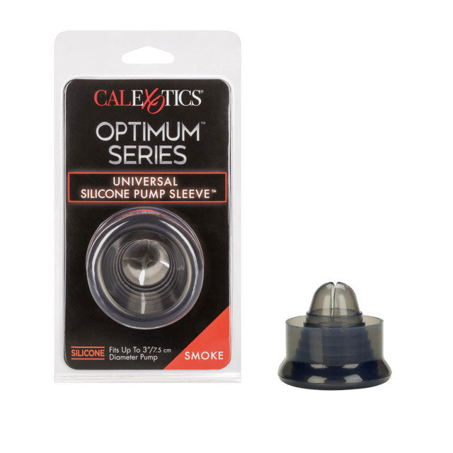 CalExotics Universal Silicone Pump Sleeve - Smoke - Fits Pump Cylinders Up to 3 Inches
