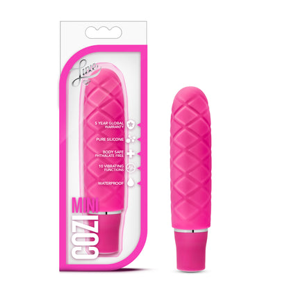 Blush Cozi Mini Vibrating Silicone Toy - Fuchsia