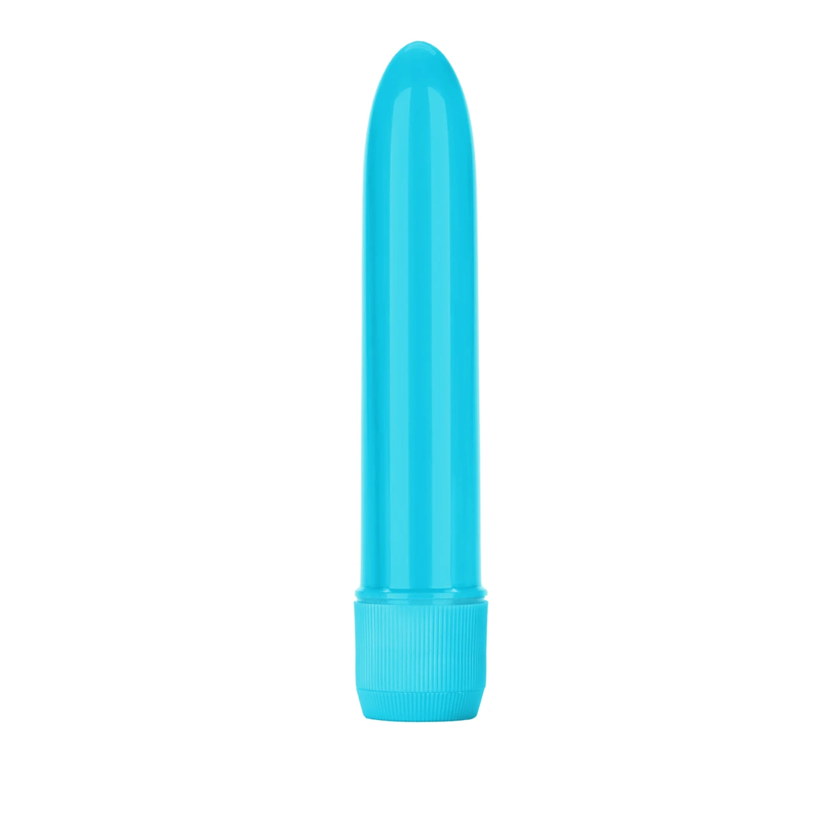 CalExotics Mini Neon Multi-Speed Vibe – Blue – 4.5 Inches