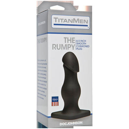 Titanmen the Rumpy Butt Plug – Phthalate Free, Black