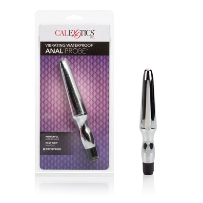 Fujikos Waterproof Anal Probe - Multi-Speed Vibrating Silver Probe