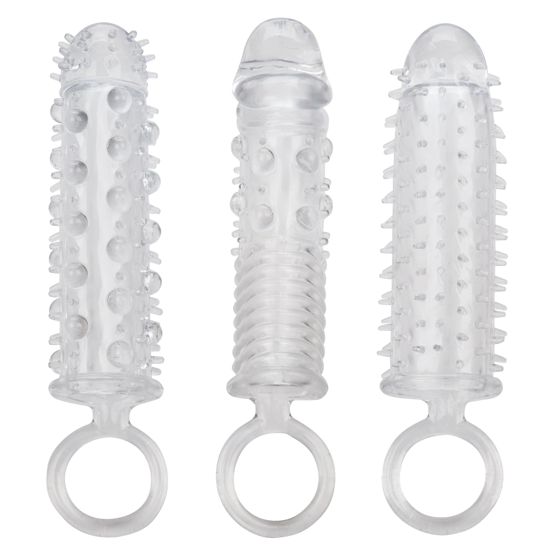 CalExotics 3 Piece Textured Extension Set - Clear