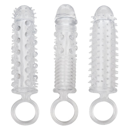 CalExotics 3 Piece Textured Extension Set - Clear