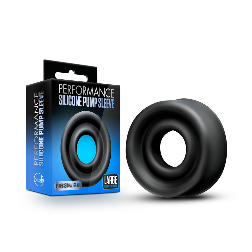 Blush Performance Silicone Pump Sleeve - Large - Black