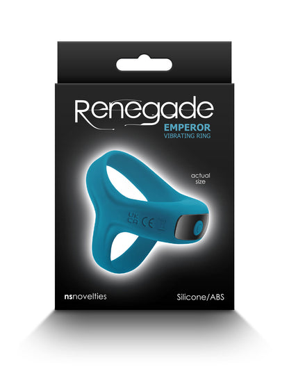 Renegade Emperor Rechargeable Vibrating Ring – Teal