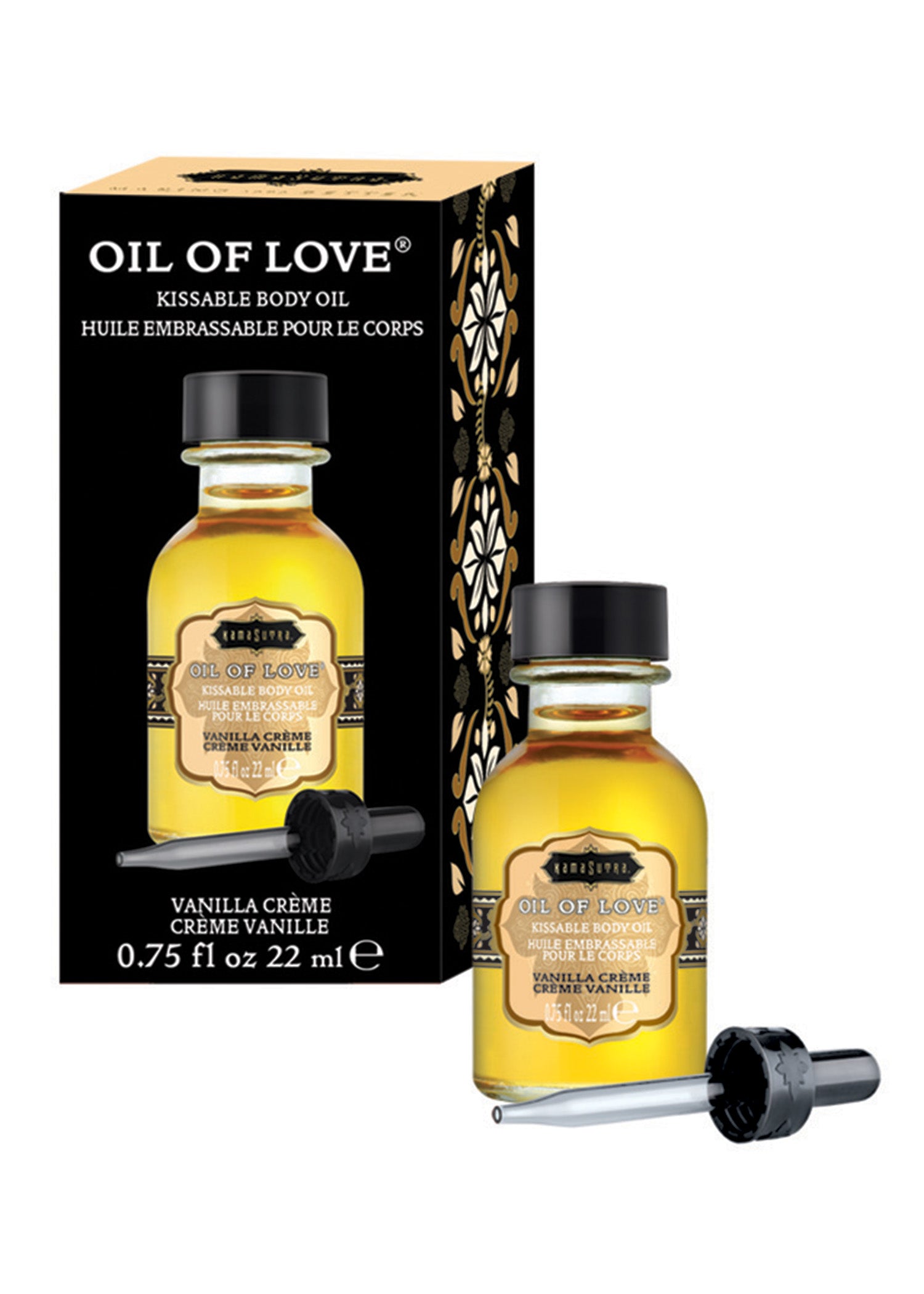 Kama Sutra Oil of Love - Vanilla Creme - Foreplay Oil - 0.75 Fl. Oz.