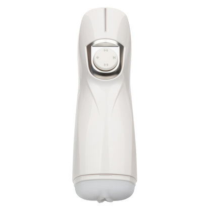 CalExotics Optimum Power Life-like Pulsar Stroker - White - Multi-Function Rechargeable Device