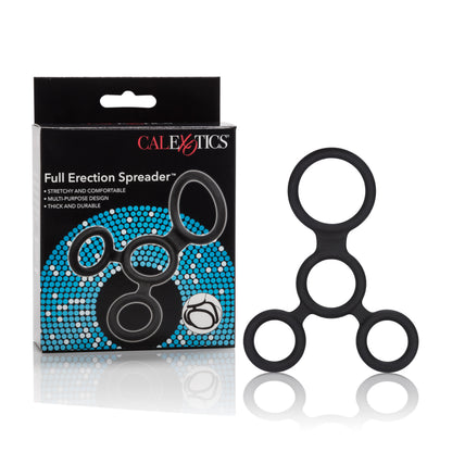 CalExotics Full Erection Spreader – Black – Silicone Enhancement System