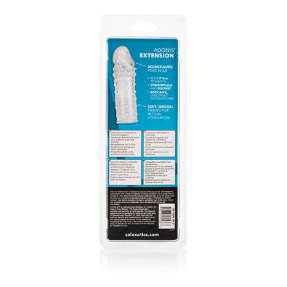CalExotics Adonis Extension Penis Sleeve – Clear
