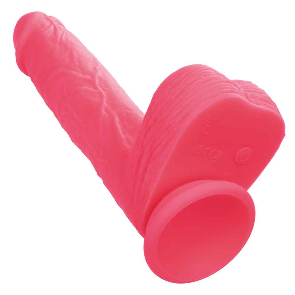 CalExotics Rechargeable Rumbling and Thrusting Silicone Stud - Pink
