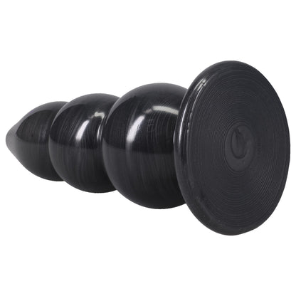 American Bombshell Triple Payload PVC Dildo – Gun Metal / Black