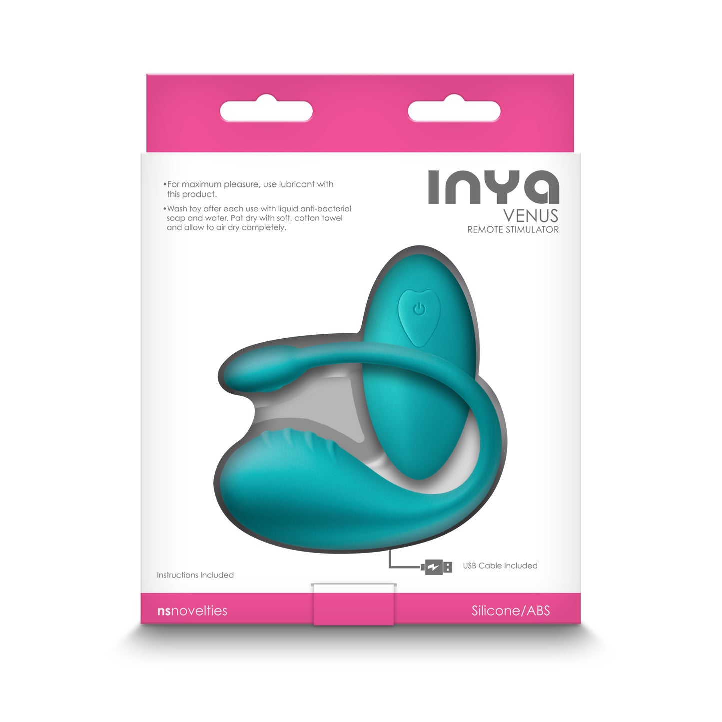 Inya Venus Teal Remote-Controlled Vibrator – Teal