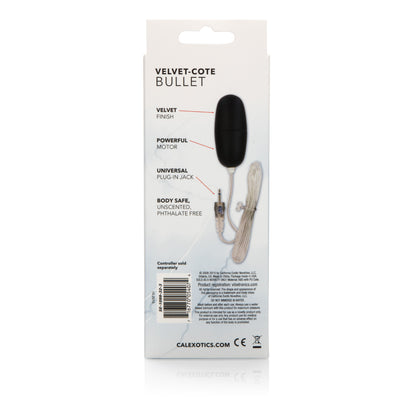 CalExotics Sterling Collection Velvet-Cote Bullet - Black