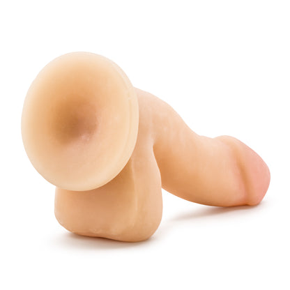 Blush Au Naturel 6.5 Inch Sensa Feel Dildo - Beige - Realistic Dual Density Design