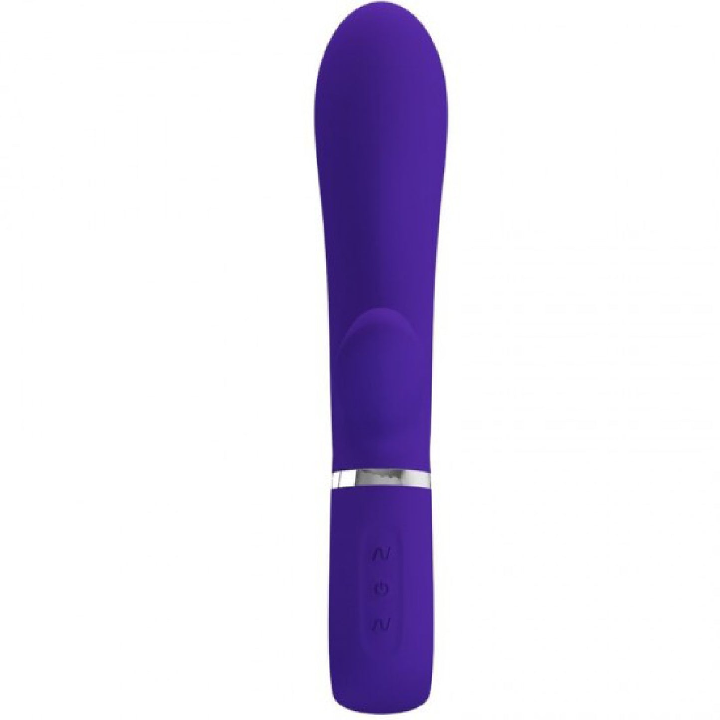 Thomas Super Soft Silicone Rabbit Vibrator – Purple – 7 Functions