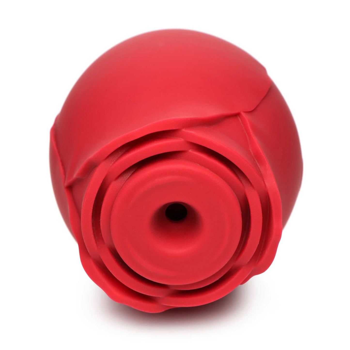 Mystic Rose Sucking and Vibrating Silicone Rose - Red - Multi-Function Toy