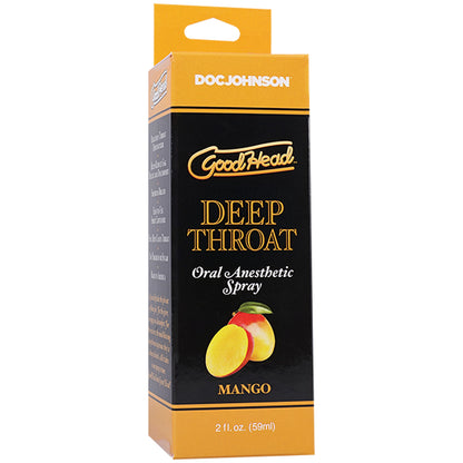 Goodhead Deep Throat Spray Mango – Throat Desensitizer – 2 Fl Oz