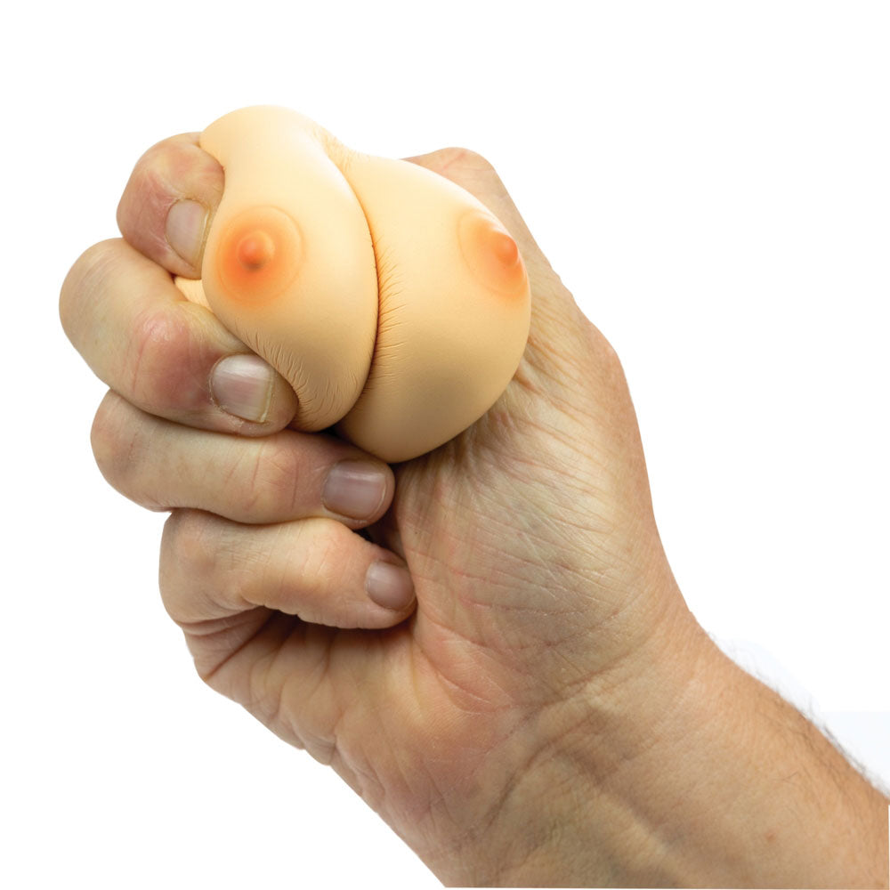 Hott Products Stress Breasts for Stress Relief – Beige