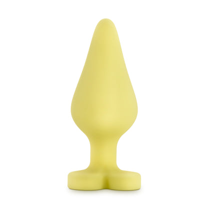 Blush Naughty Candy Heart Spank Me Plug – Yellow