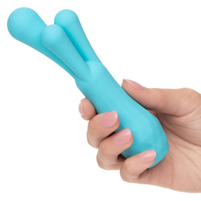 CalExotics Gia Triple Teaser Vibrator with 12 Functions – Blue