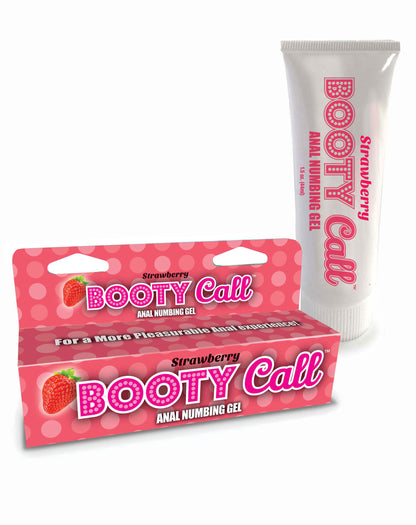 Booty Call Anal Numbing Gel 1.5 Oz - Strawberry Flavor
