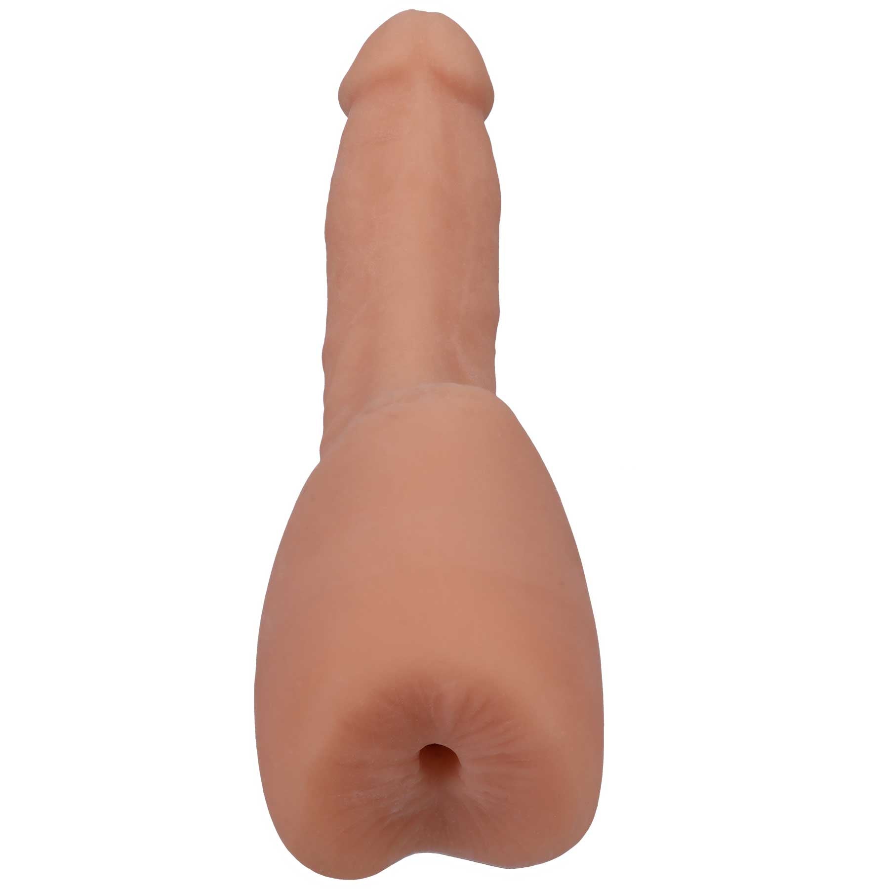 Doc Johnson Lena Moon Signature Cock with Penetrable Ass - ULTRASKYN - Vanilla