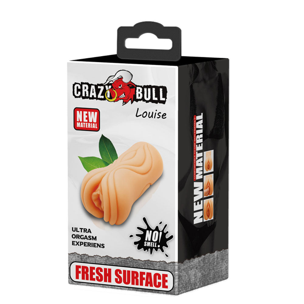 Pretty Love Crazy Bull Masturbator Louise – Realistic Male Stroker – Beige