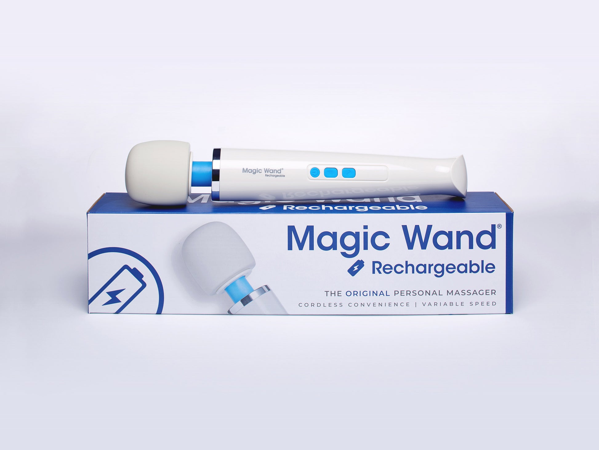 Magic Wand Rechargeable Massager – White – Multi-Speed