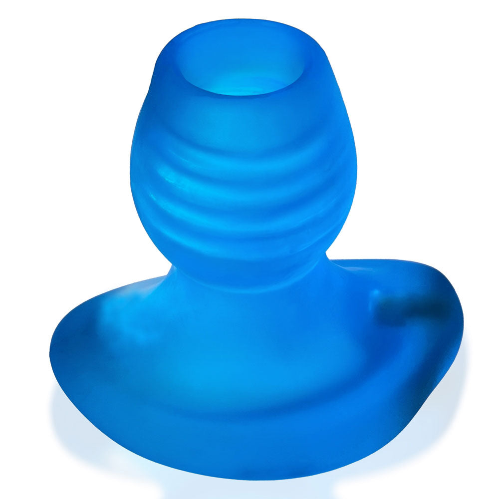 Oxballs Glow Hole 1 Butt Plug - Small - Blue Morph with LED Lighting