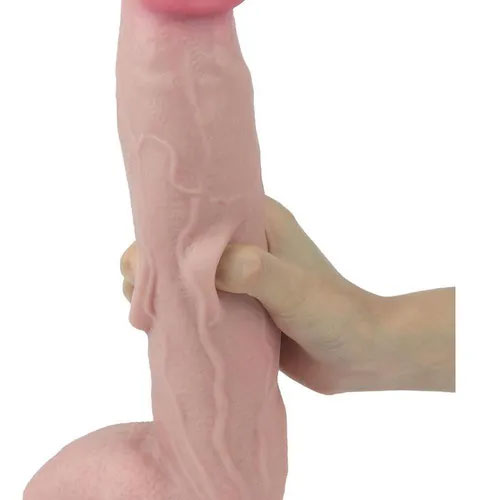Real Skin 12 Dual Layer Dildo - Realistic Beige