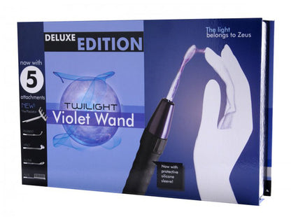 Zeus Deluxe Edition Twilight Violet Wand Kit – Electro Stimulation Device – Purple
